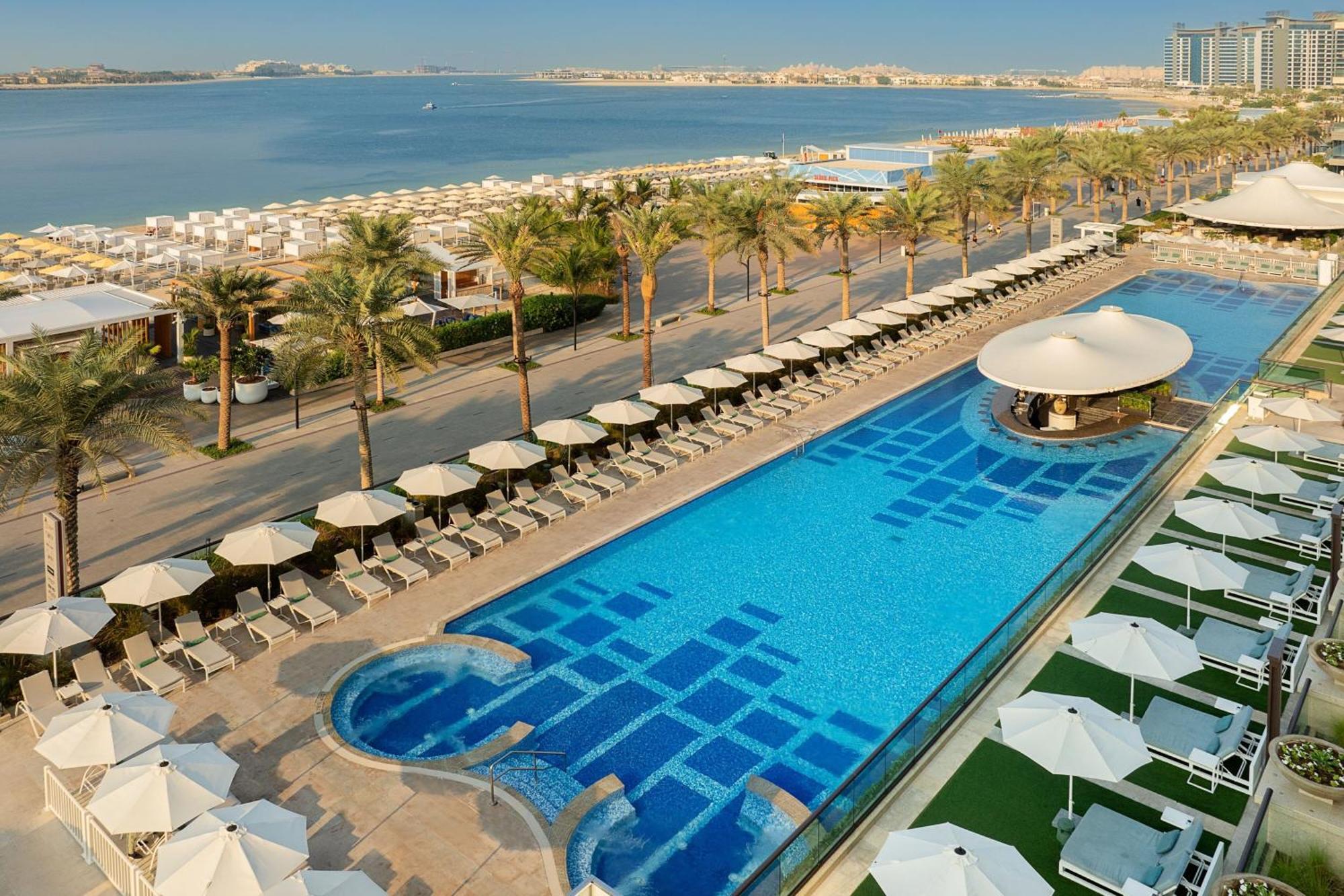 Marriott Resort Palm Jumeirah, Dubai Luaran gambar The Palm Beach Pool