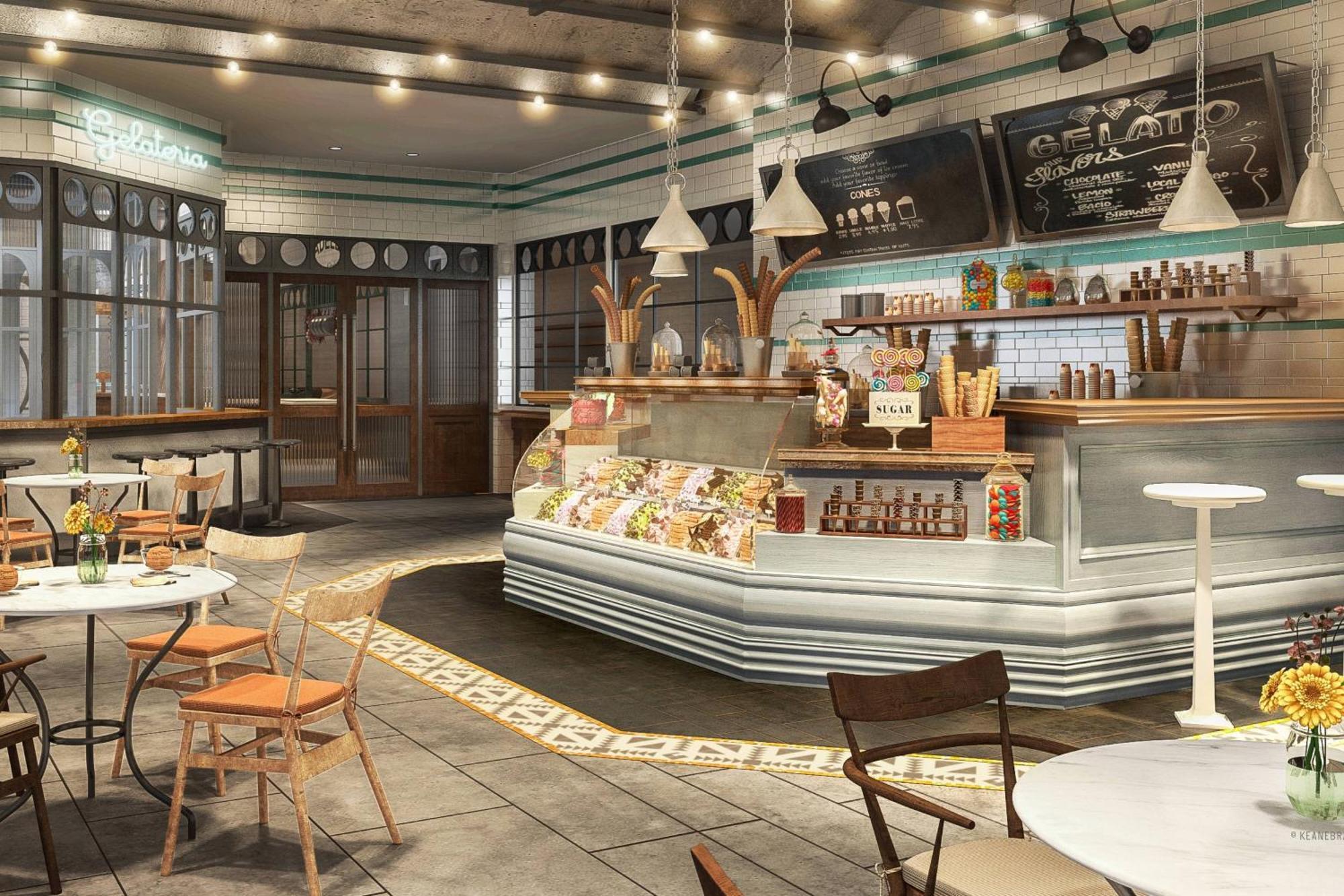 Marriott Resort Palm Jumeirah, Dubai Luaran gambar 3D rendering of a coffee shop