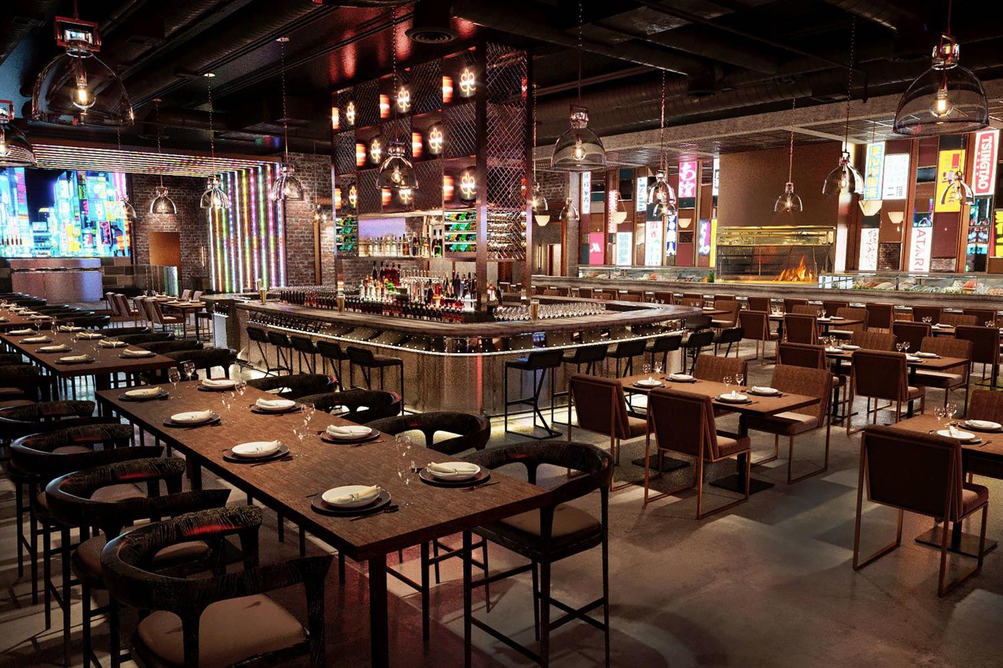 Marriott Resort Palm Jumeirah, Dubai Luaran gambar Interior of a restaurant in Hong Kong